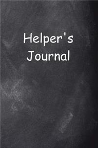 Helper's Journal Chalkboard Design