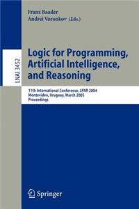 Logic for Programming, Artificial Intelligence, and Reasoning