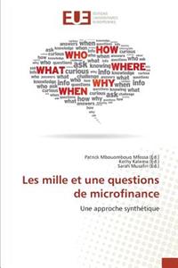 Les Mille Et Une Questions de Microfinance