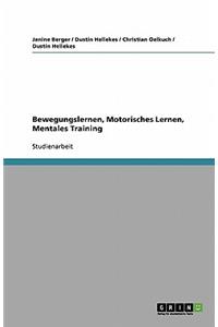 Bewegungslernen, Motorisches Lernen, Mentales Training