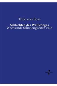 Schlachten des Weltkrieges