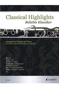 Classical Highlights: Arranged for Clarinet and Piano
