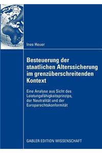Besteuerung der staatlichen Alterssicherung im grenzüberschreitenden Kontext