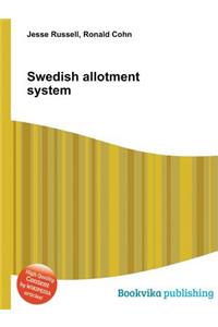 Swedish Allotment System