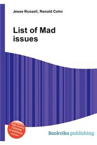 List of Mad Issues