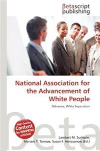 National Association for the Advancement of White People