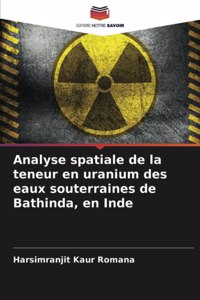 Analyse spatiale de la teneur en uranium des eaux souterraines de Bathinda, en Inde