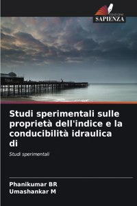 Studi sperimentali sulle proprietà dell'indice e la conducibilità idraulica di