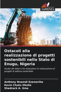 Ostacoli alla realizzazione di progetti sostenibili nello Stato di Enugu, Nigeria