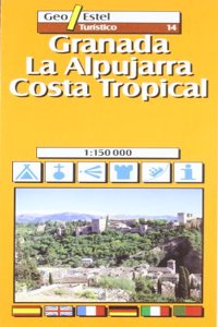 Granada, Alpujarras - Costa Tropical Tourist Map 1:150, 000