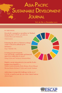 Asia-Pacific Sustainable Development Journal 2021, Issue No. 2