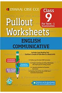 Oswaal CBSE CCE Pullout Worksheet for Class 9 Term I (April to September) English Communicative