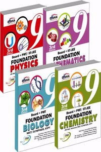 New Pattern Class 9 Boards + Pmt/ Iit Foundation (Science + Maths) (Set Of 4 Books)