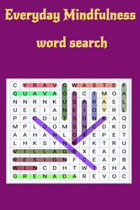 Everyday Mindfulness word search
