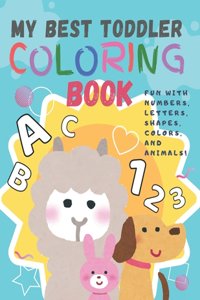 My Best Toddler Coloring Book