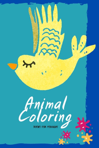 Animal coloring books for toddlers