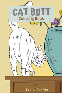 Cat Butt Coloring Book