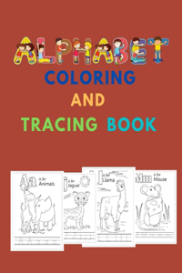 Alphabet Coloring and Tracing Book