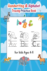 Handwriting & Alphabet Tracing Practice Book For Kids