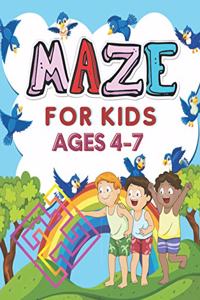 Maze for Kids Ages 4-7