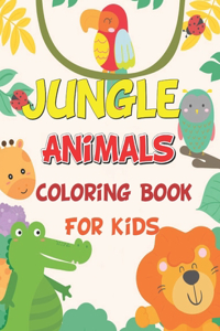 Jungle Animals Coloring Book For Kids