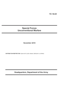 TC 18-01 Special Forces Unconventional Warfare