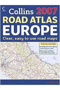 Collins Road Atlas Europe