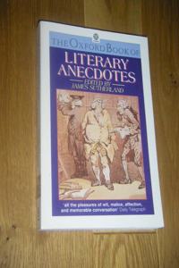 Oxford Book of Literary Anecdotes
