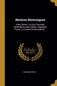 Notices Historiques
