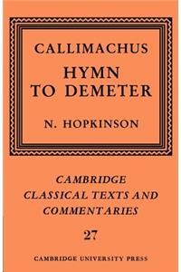 Callimachus: Hymn to Demeter