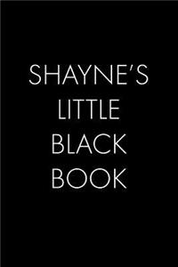 Shayne's Little Black Book