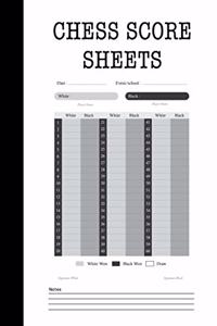 Chess Score Sheets