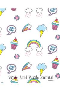 Draw And Write Journal for Girls