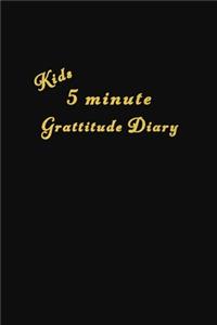 Kids 5 minute grattitude diary