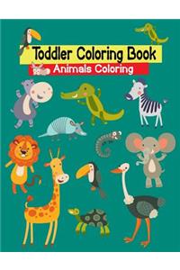 Toddler Coloring Book Animals Coloring