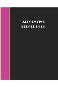 Accounting Ledger Book: General Accounting Ledger Book Journal Record Notebook with Columns For Date, Account, Memo, Debit, Credit and Balance Paper Book, 122 pages