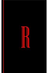 Monogram Letter R Journal