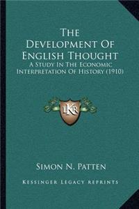 Development of English Thought