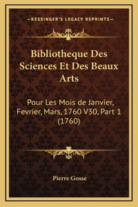 Bibliotheque Des Sciences Et Des Beaux Arts