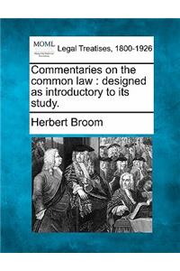 Commentaries on the common law
