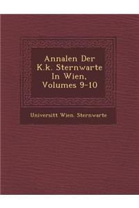 Annalen Der K.K. Sternwarte in Wien, Volumes 9-10