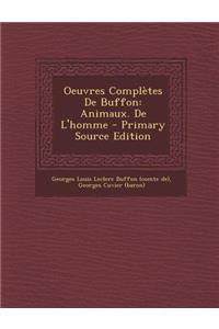Oeuvres Complètes De Buffon