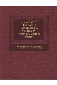 Journal of Economic Entomology, Volume 9
