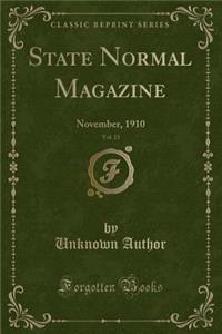 State Normal Magazine, Vol. 15