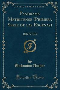 Panorama Matritense (Primera Serie de las Escenas): 1832 Á 1835 (Classic Reprint)