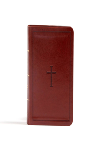 CSB Large Print Compact Reference Bible, Brown Leathertouch, Indexed