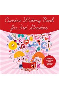Cursive Writing Book for 3rd Graders - Poems Edition Children's Reading and Writing Books