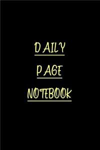 Daily Page Notebook