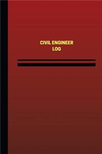 Civil Engineer Log (Logbook, Journal - 124 pages, 6 x 9 inches)