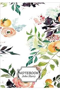 Flora Art and Design Notebook: Pocket Notebook / Journal / Diary